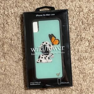 wildflower iphone xs max case. puppy